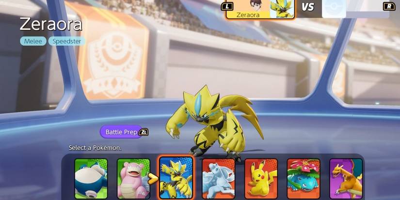 pokemon unite zeraora battle prep