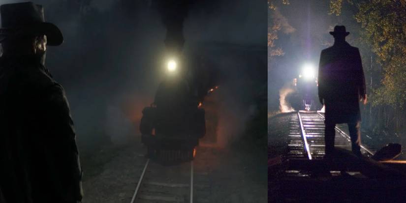 red dead redemption 2 The Assassination of Jesse James by the Coward Robert Ford train robbery