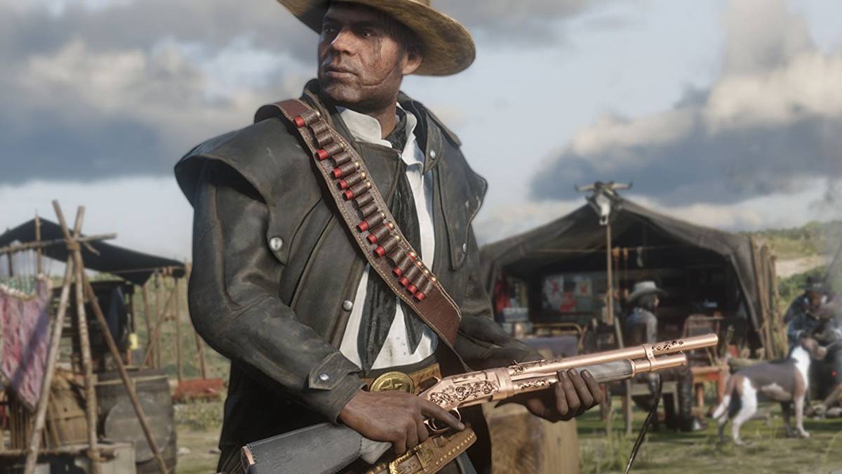 red dead redemption 2 shotgun