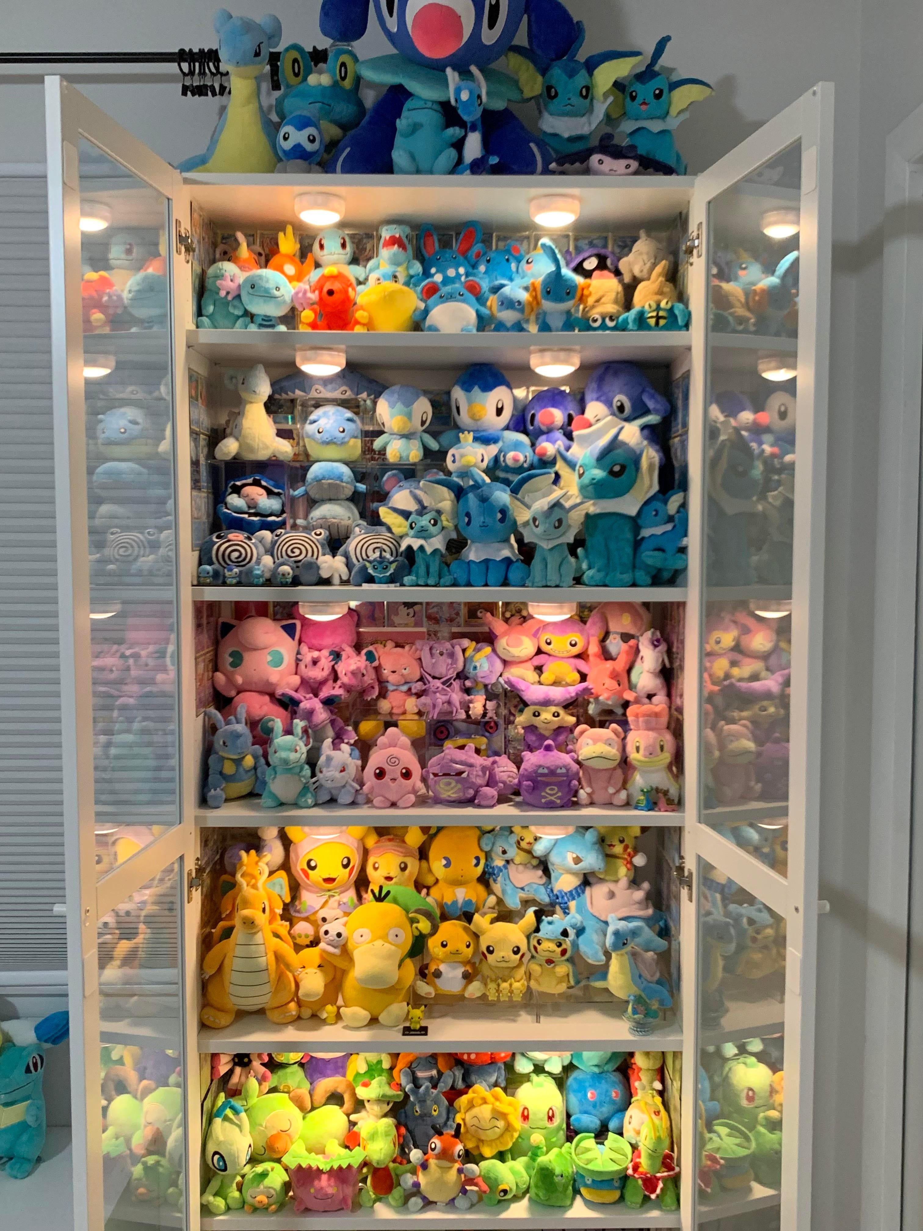 Pokemon cheap plush collection