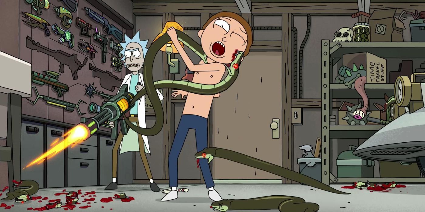 rick and morty terminator snakes