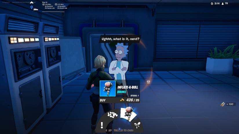 rick sanchez fortnite