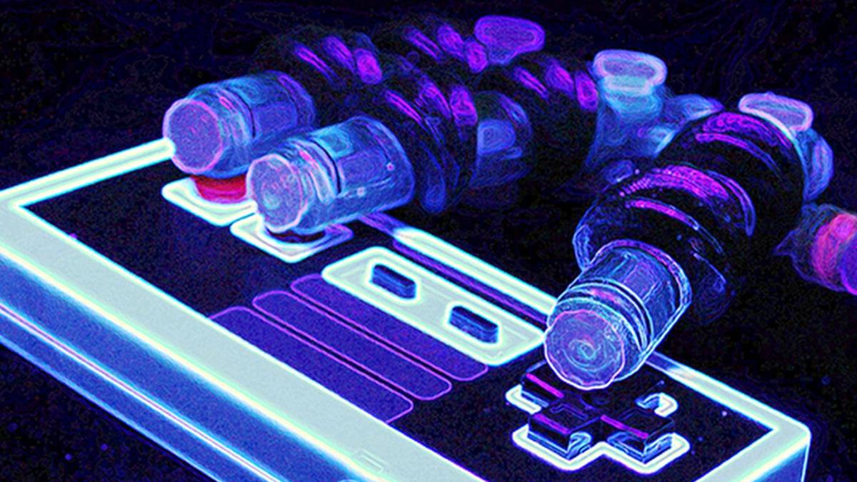 super mario bros nes robotic hand