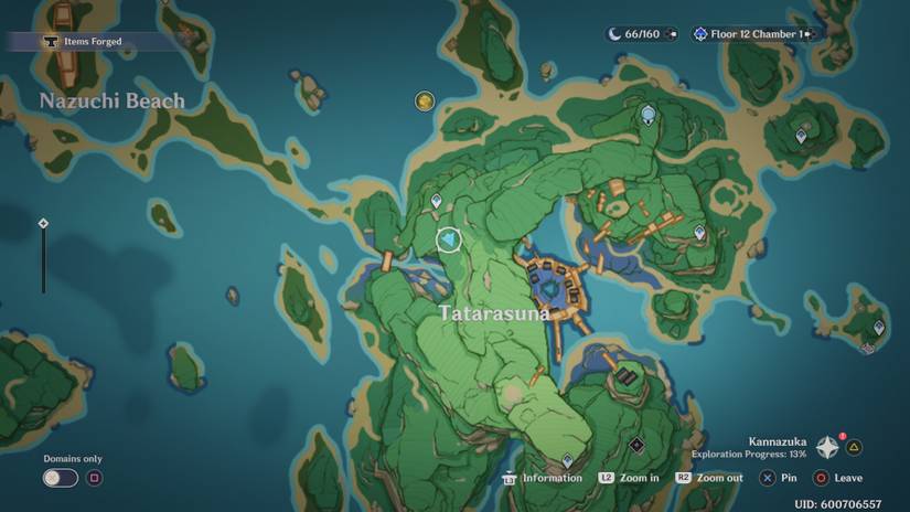 thunder sakura tree location 4