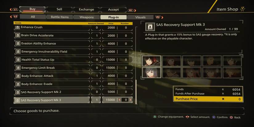 sas recovery support scarlet nexus