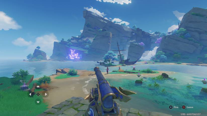 Genshin Impact Cannon Fire Shakkei Pavilion