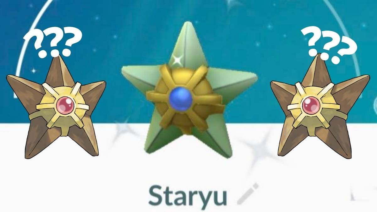 Pokemon GO shiny staryu glitch