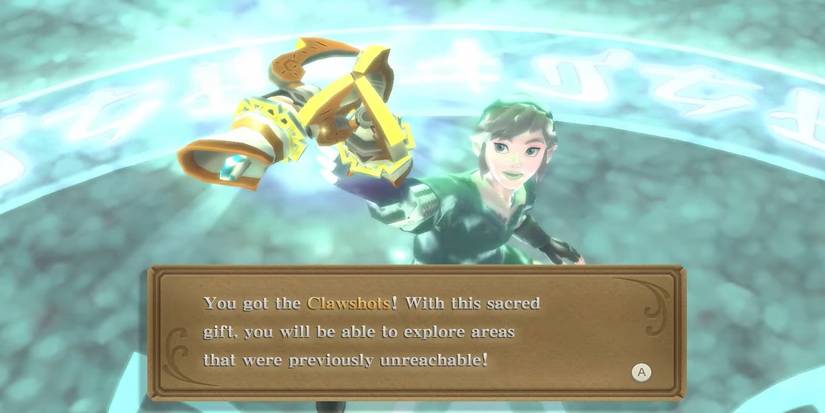 Link obtaining the clawshot