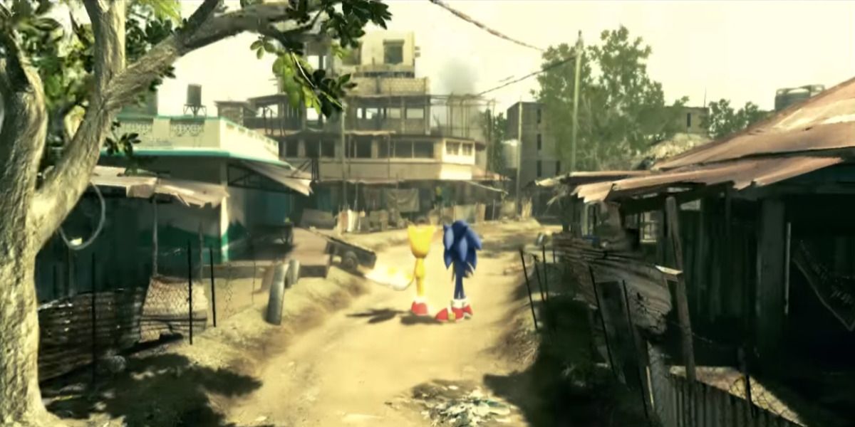 Sonic and Tails in Resident Evil 5