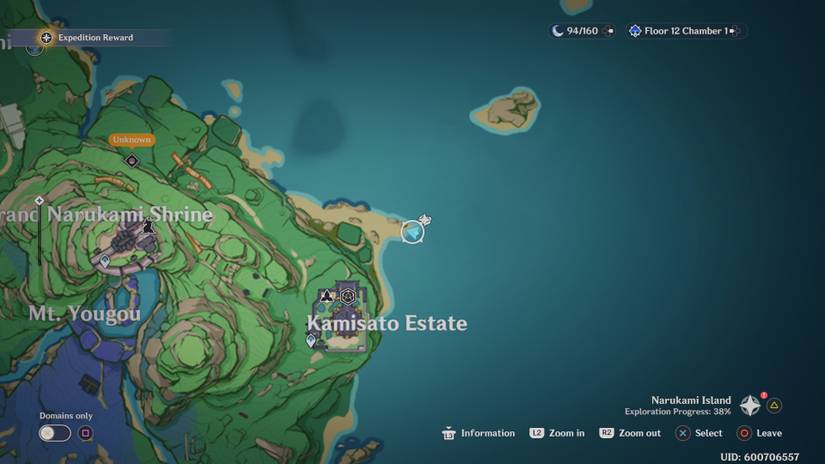 stone tablet location 1 map