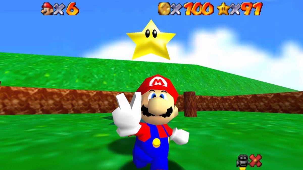 super mario 64 star