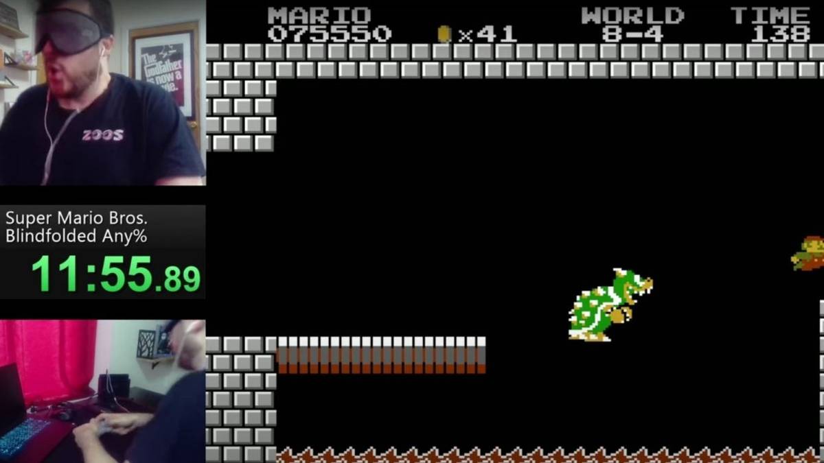 Player beats Super Mario Bros. Blindfolded in under 12 minutes