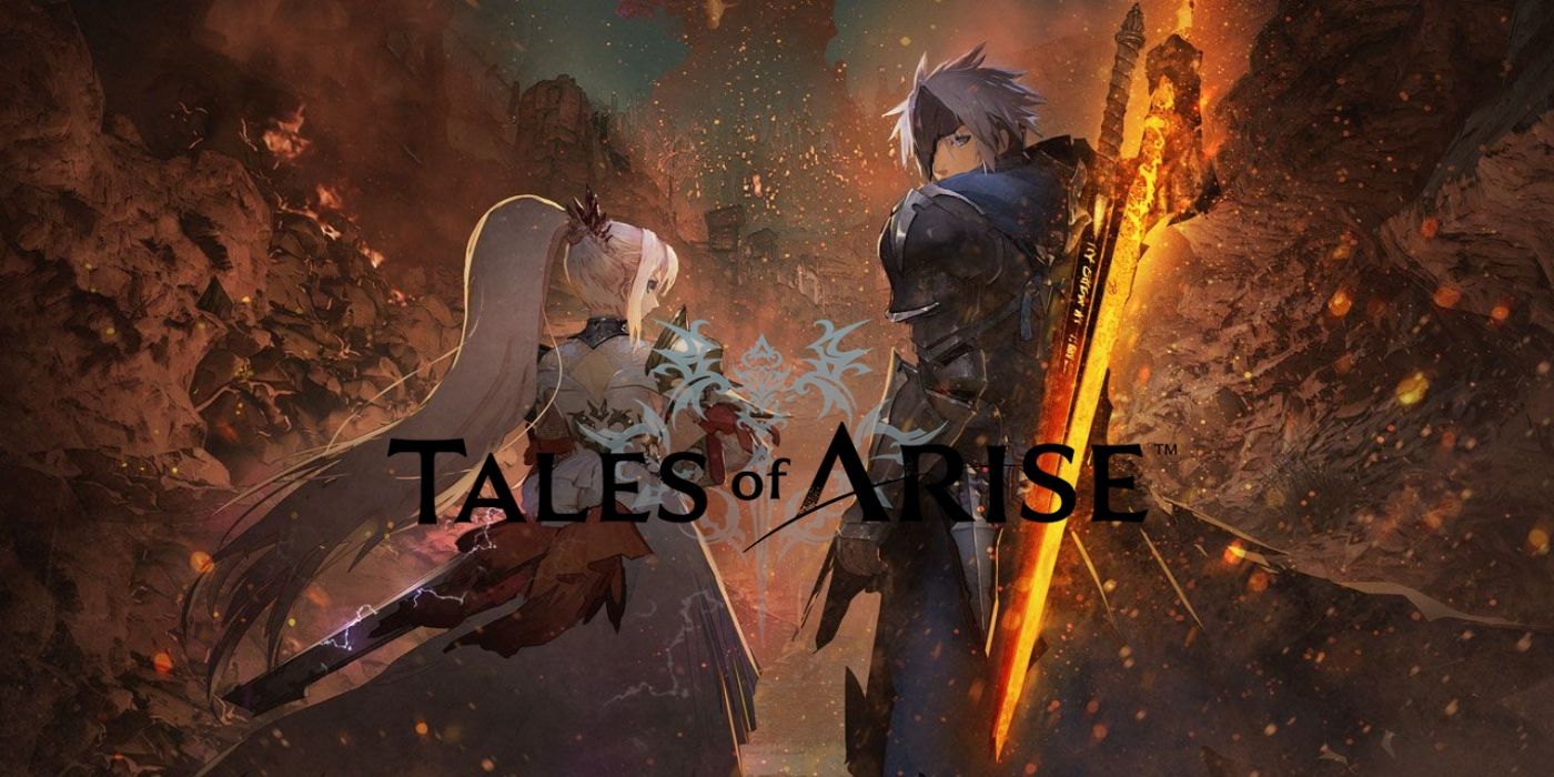 tales of arise logo and characters