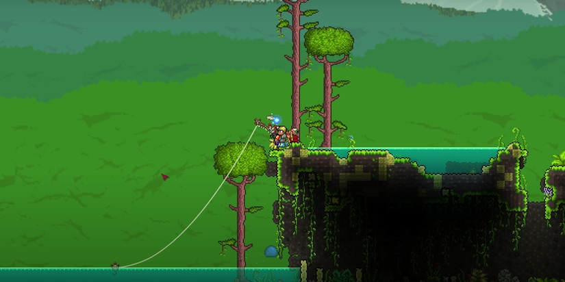 player fishing for the angler's quests.