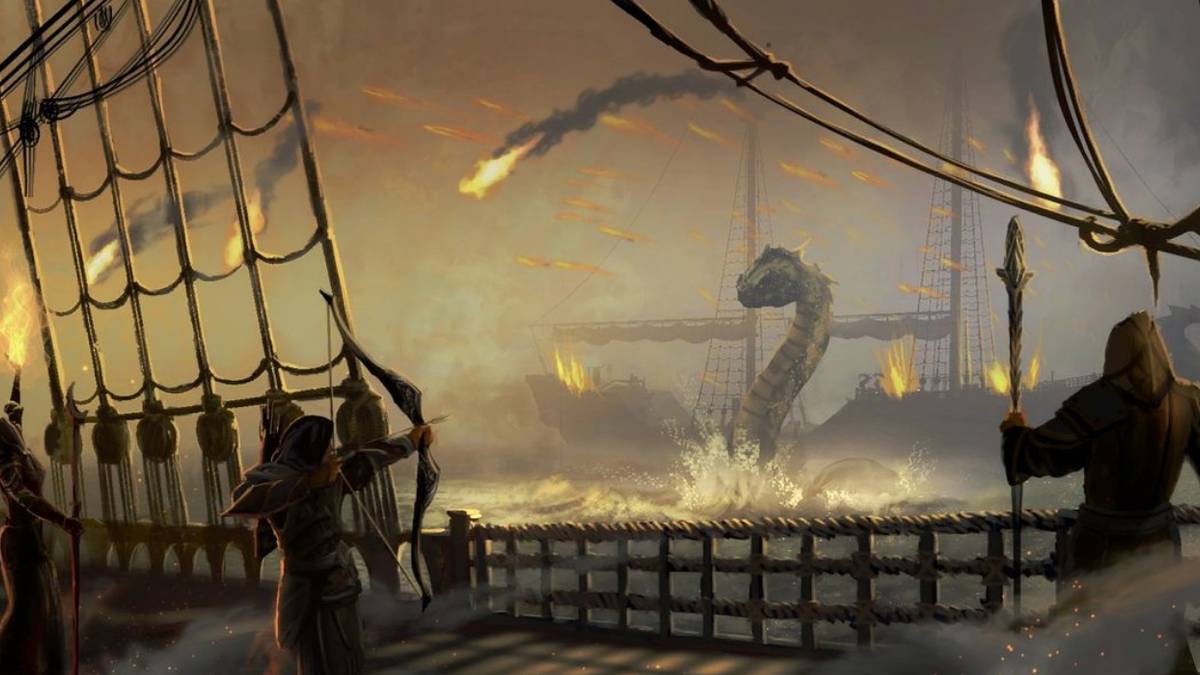 the elder scrolls online sea serpent
