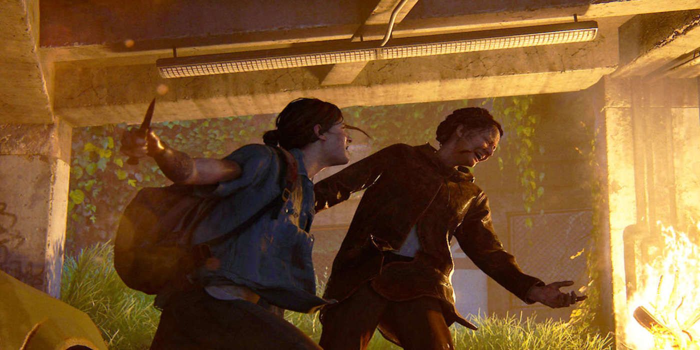 the last of us 2 ellie fighting seraphite with knife