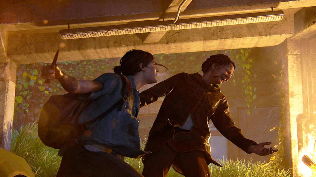 the last of us 2 ellie fighting seraphite with knife