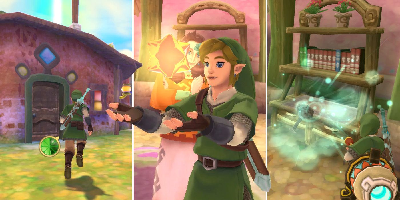 The Cleaning Pipit's House side quest in The Legend of Zelda: Skyward Sword HD
