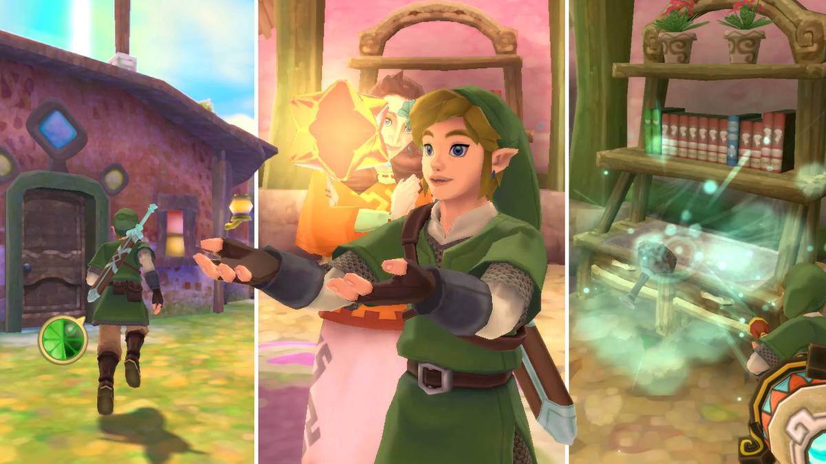 The Cleaning Pipit's House side quest in The Legend of Zelda: Skyward Sword HD