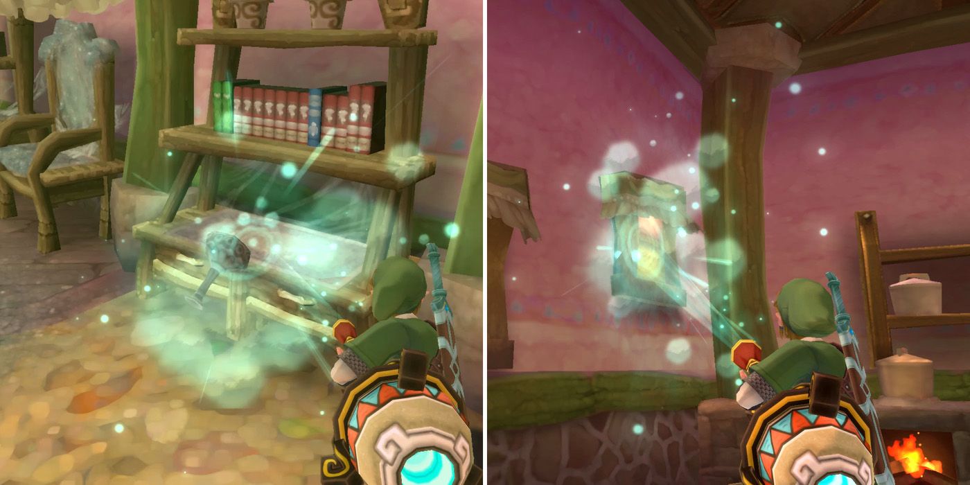 The Cleaning Pipit's House side quest in The Legend of Zelda: Skyward Sword HD