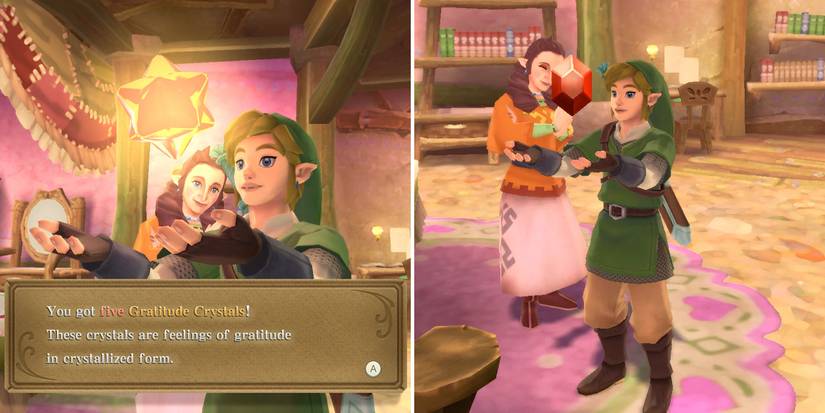 The reward for the Cleaning Pipit's House side quest in The Legend of Zelda: Skyward Sword HD