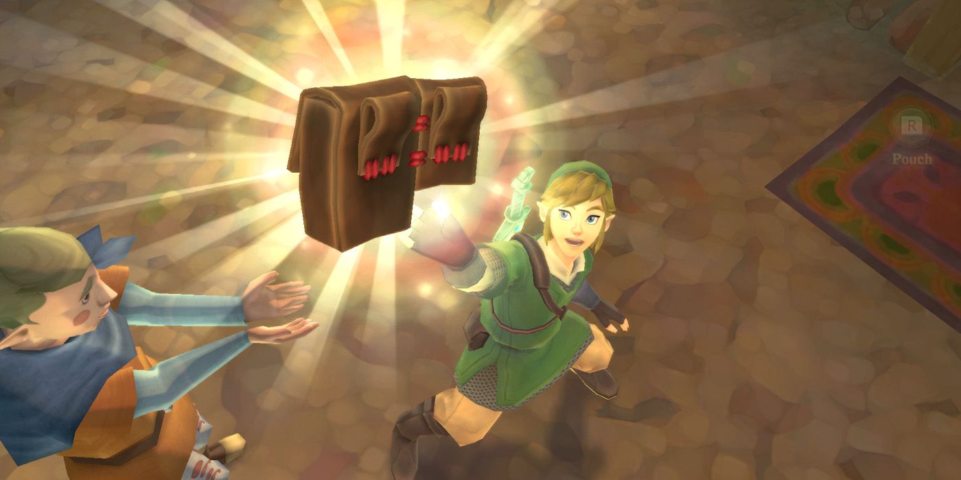 Obtaining the Adventure Pouch in The Legend of Zelda: Skyward Sword HD