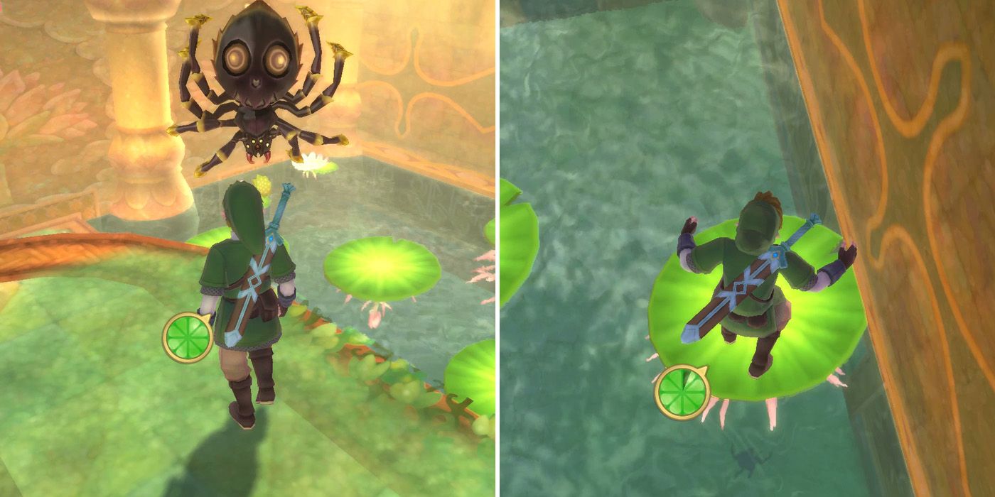 How to get the first small key in The Legend of Zelda: Skyward Sword HD's Ancient Cistern dungeon