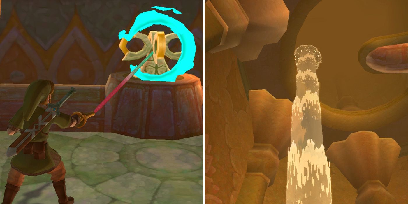 How to get the dungeon map in The Legend of Zelda: Skyward Sword HD's Ancient Cistern dungeon