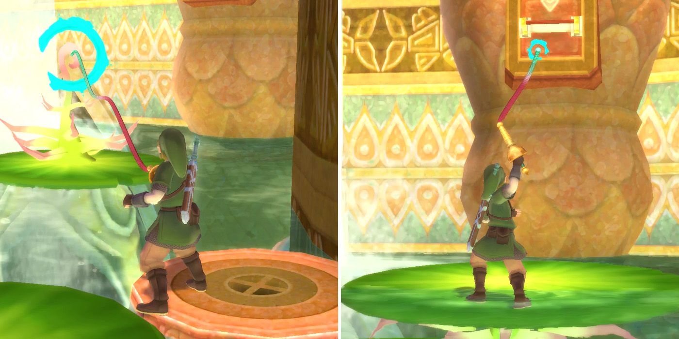 How to get the second small key in The Legend of Zelda: Skyward Sword HD's Ancient Cistern dungeon