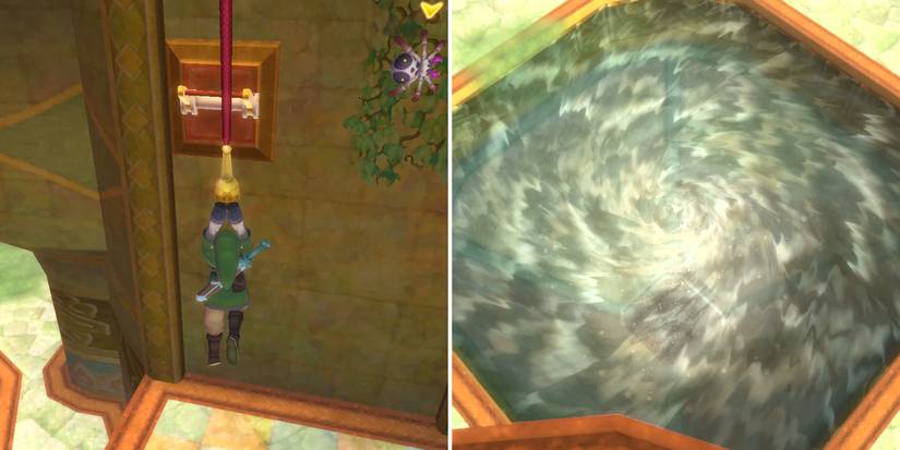 How to get the second small key in The Legend of Zelda: Skyward Sword HD's Ancient Cistern dungeon