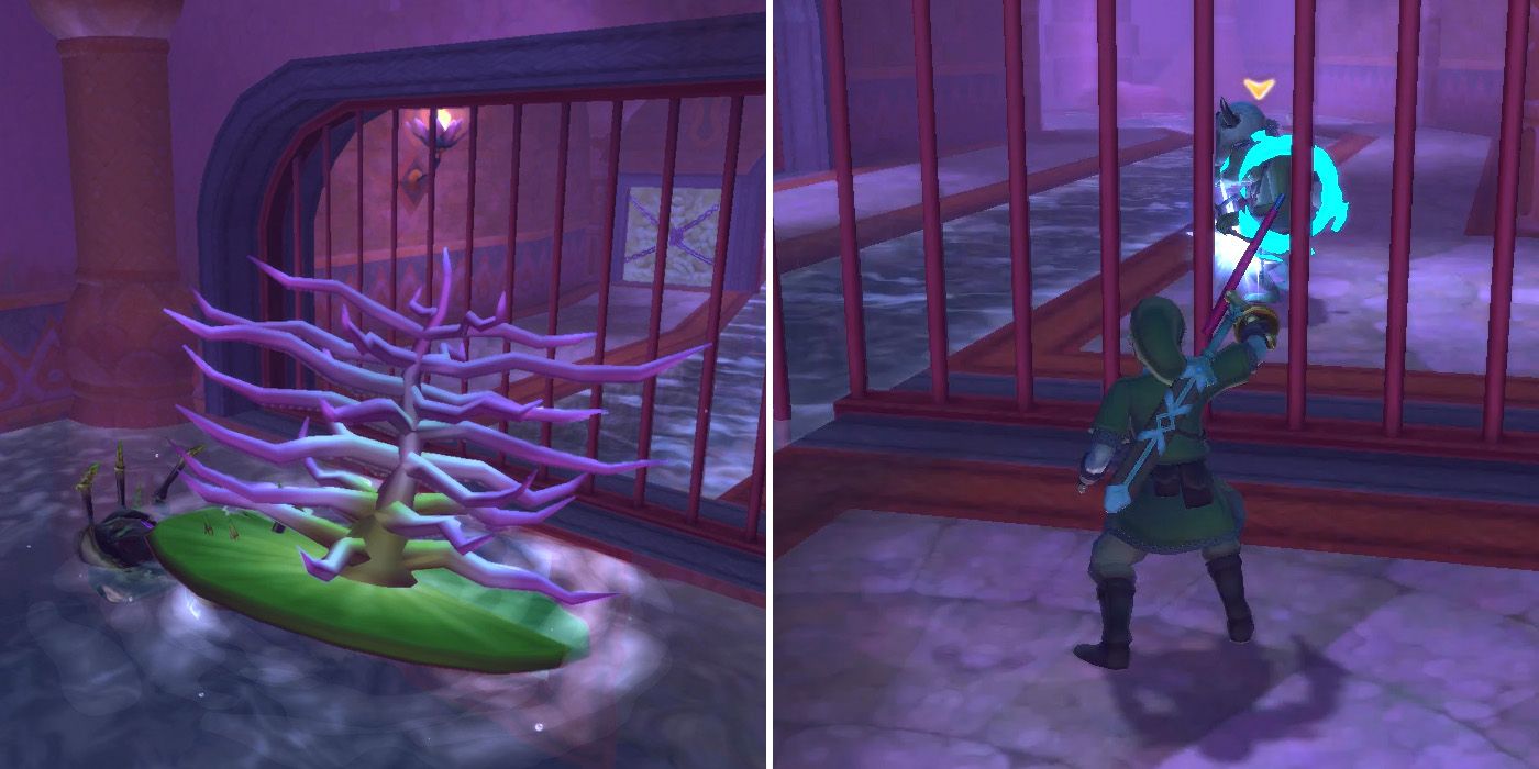 How to get the second small key in The Legend of Zelda: Skyward Sword HD's Ancient Cistern dungeon