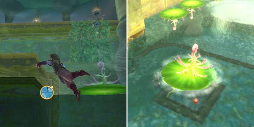 How to get the Blessed Idol boss key in The Legend of Zelda: Skyward Sword HD's Ancient Cistern dungeon