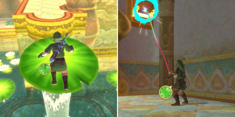 How to get the Blessed Idol boss key in The Legend of Zelda: Skyward Sword HD's Ancient Cistern dungeon
