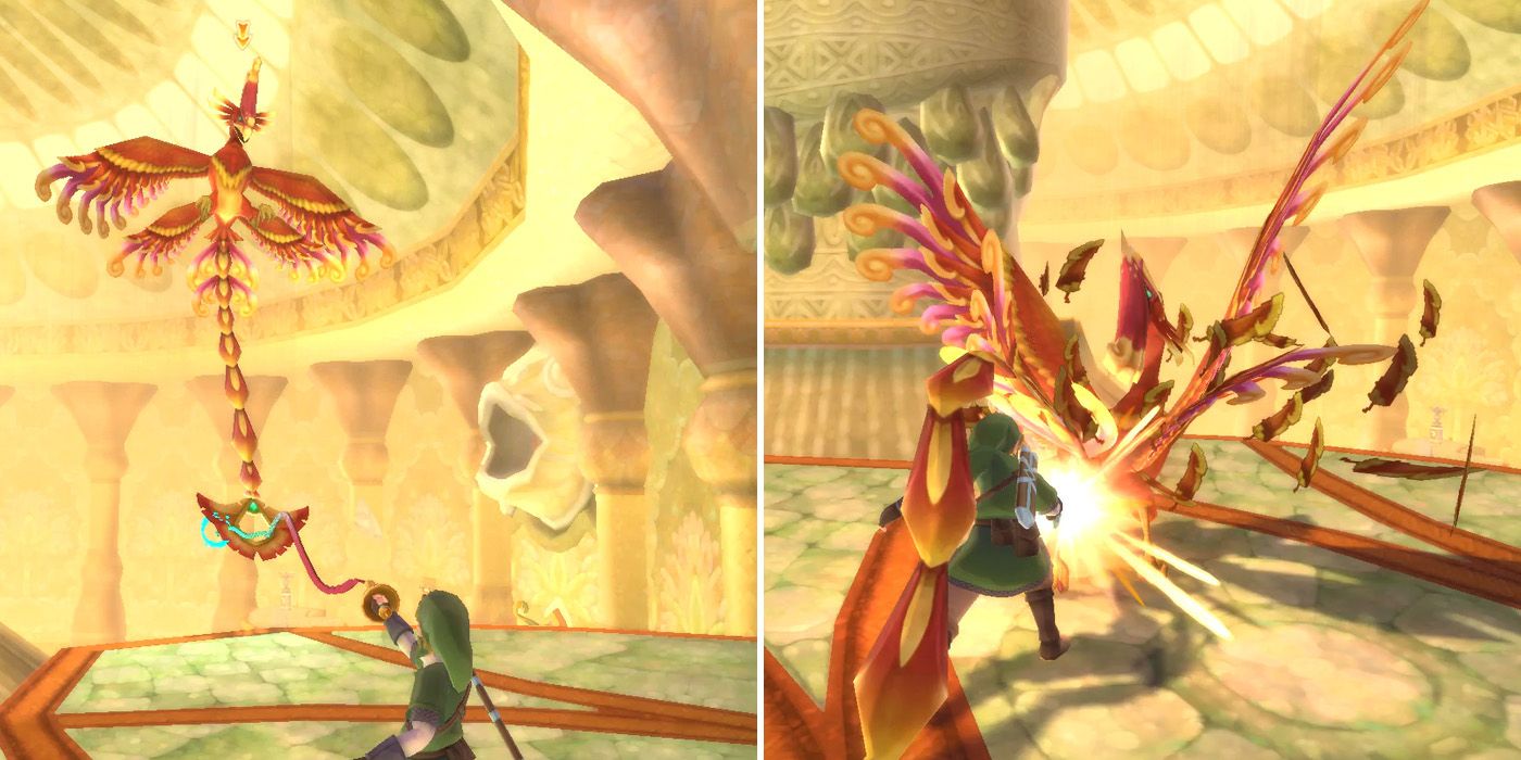 How to get the Blessed Idol boss key in The Legend of Zelda: Skyward Sword HD's Ancient Cistern dungeon