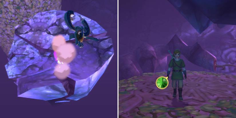 How to get the Blessed Idol boss key in The Legend of Zelda: Skyward Sword HD's Ancient Cistern dungeon