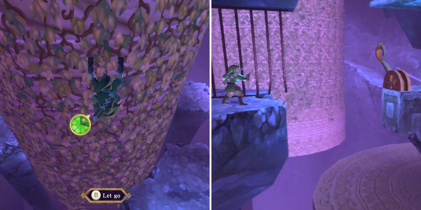 How to get the Blessed Idol boss key in The Legend of Zelda: Skyward Sword HD's Ancient Cistern dungeon