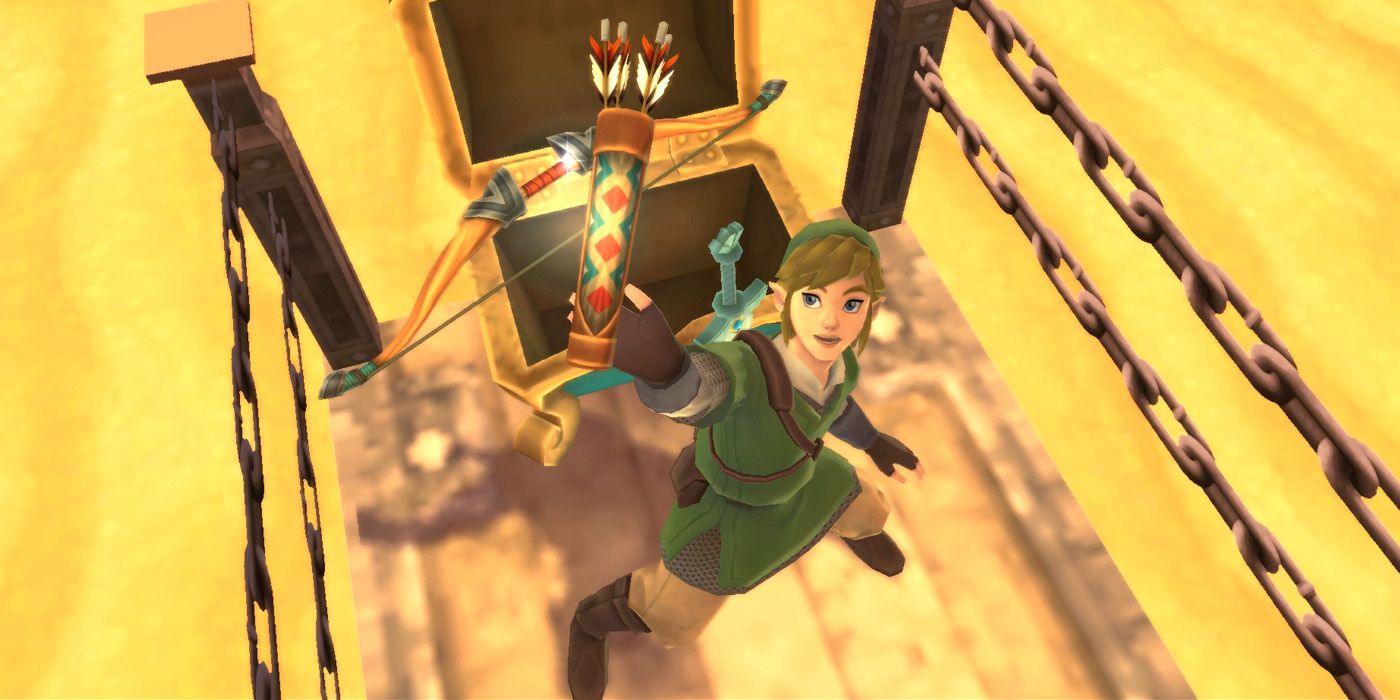 Obtaining the Bow in The Legend of Zelda: Skyward Sword HD