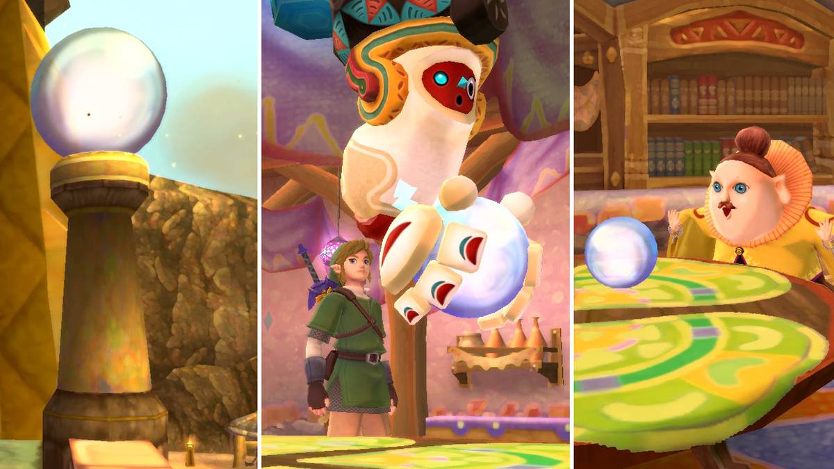 The Broken Crystal Ball side quest in The Legend of Zelda: Skyward Sword HD
