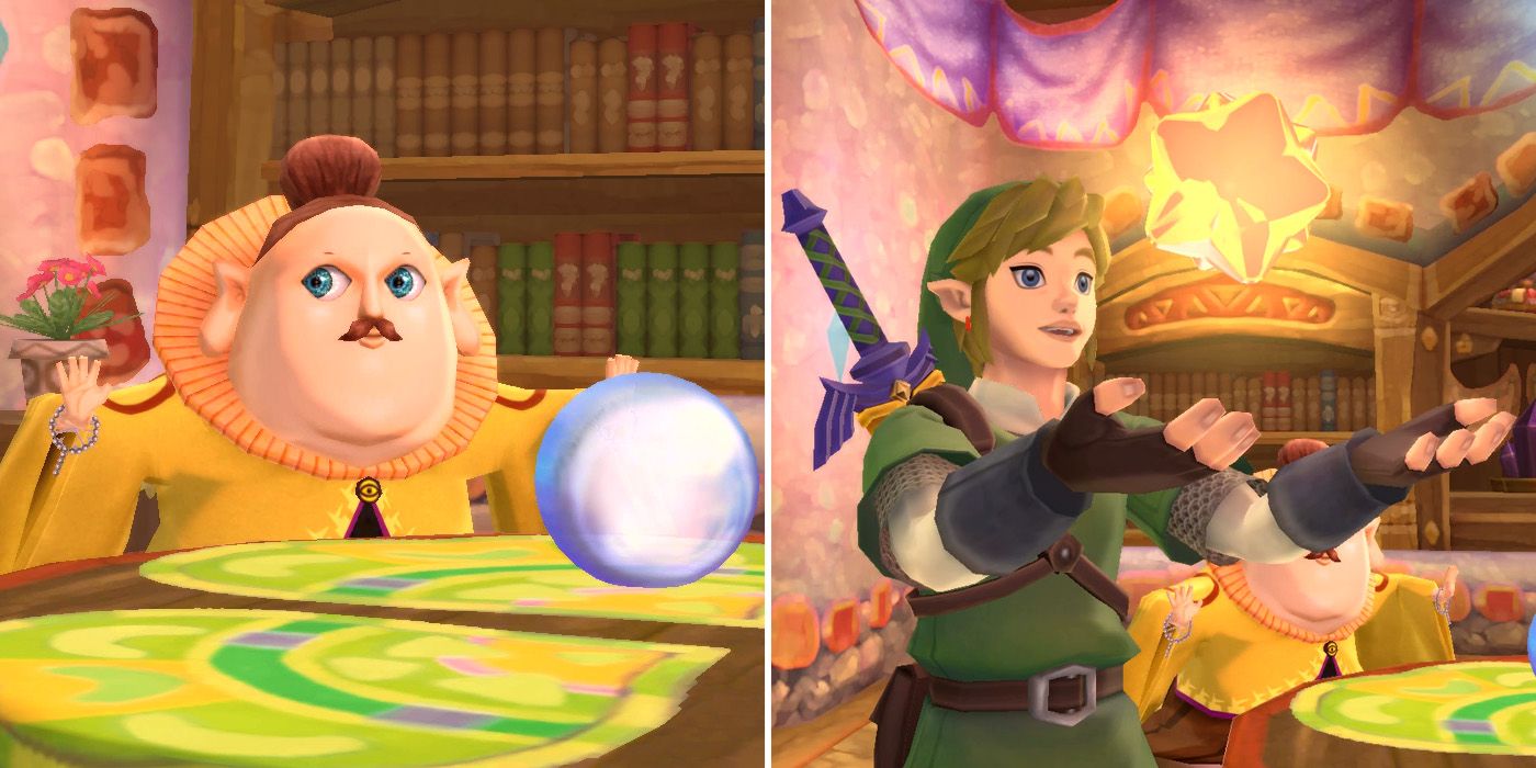 How to claim the reward for the Broken Crystal Ball side quest in The Legend of Zelda: Skyward Sword HD