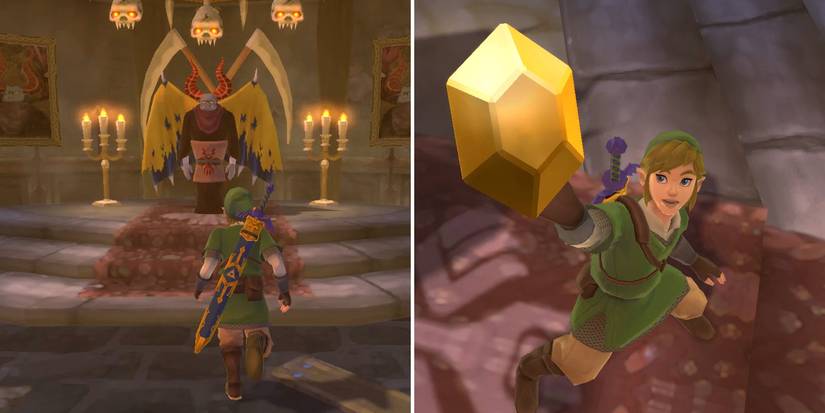 How to claim the reward for the Broken Crystal Ball side quest in The Legend of Zelda: Skyward Sword HD