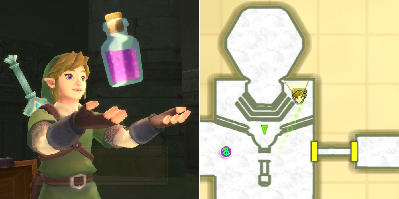 Where to find the second empty bottle in The Legend of Zelda: Skyward Sword HD