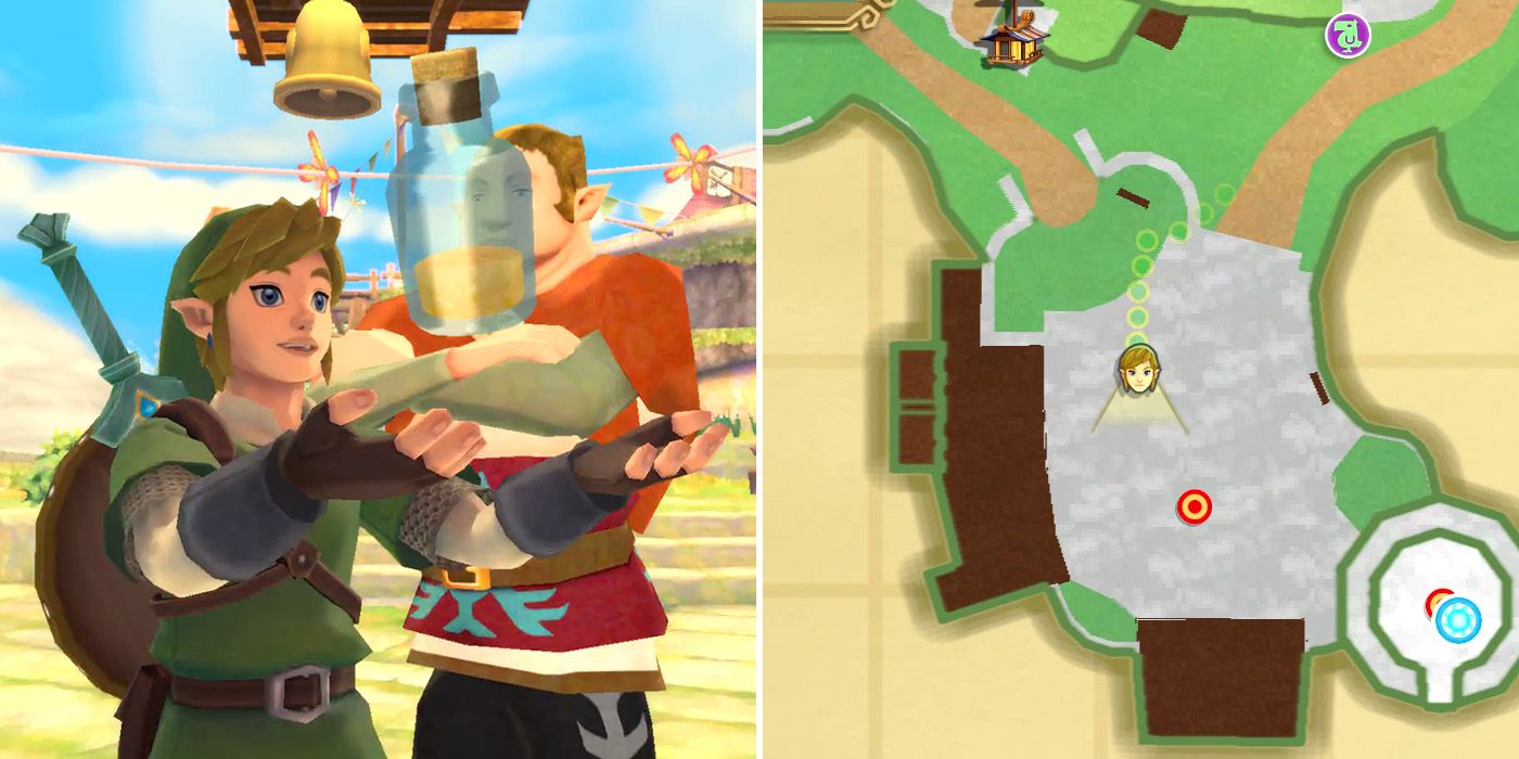 Where to find the third empty bottle in The Legend of Zelda: Skyward Sword HD