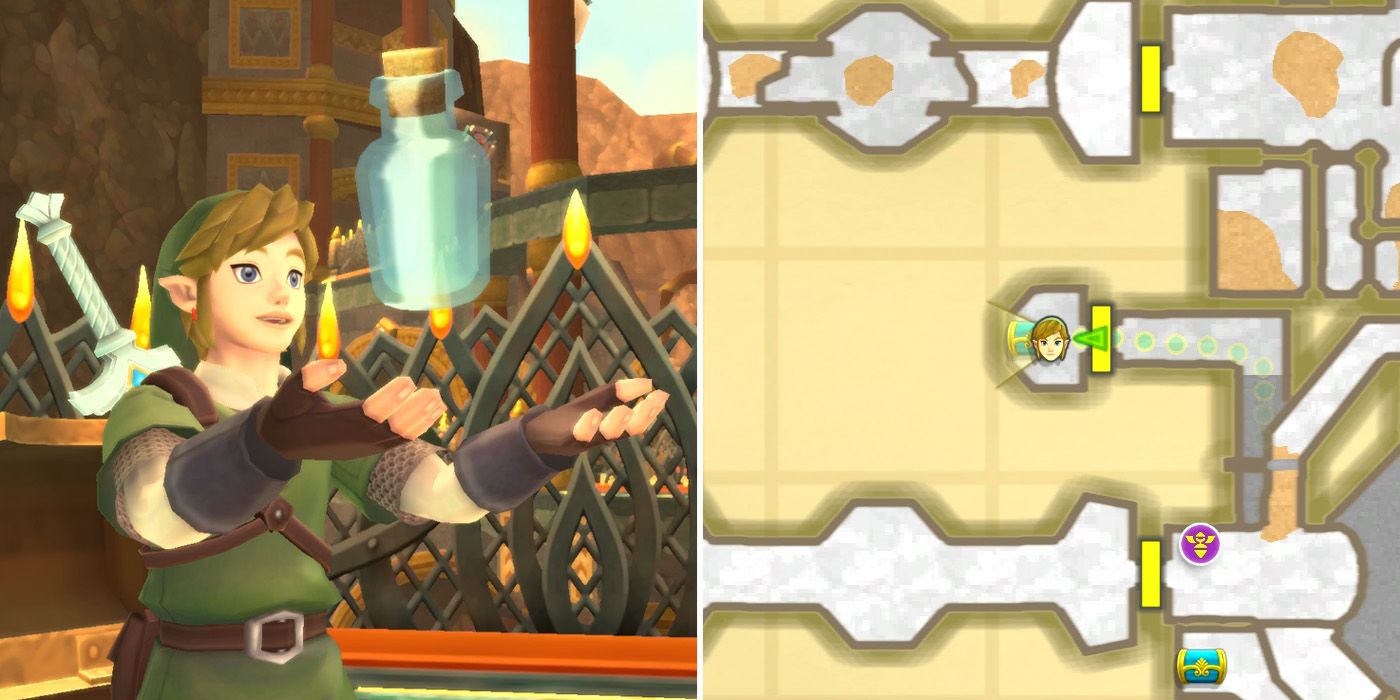 Where to find the fourth empty bottle in The Legend of Zelda: Skyward Sword HD