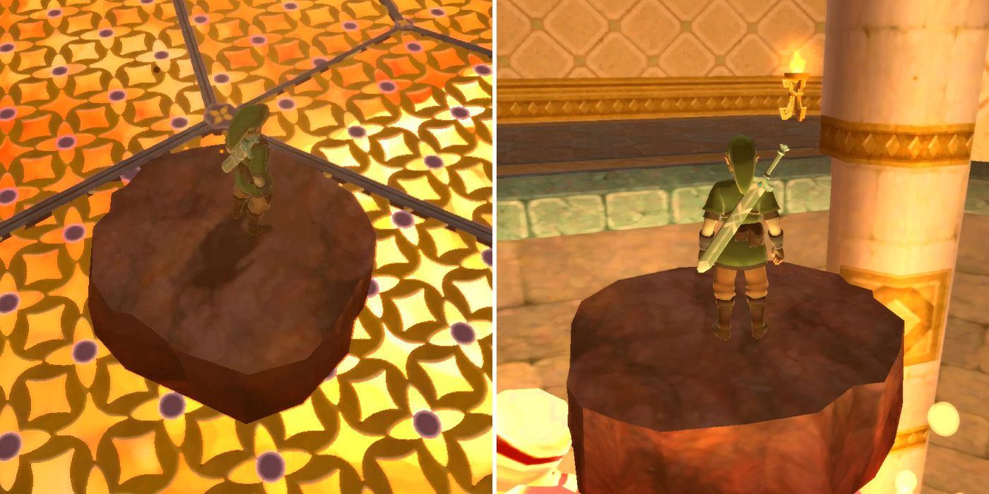 How to get the second small key in The Legend of Zelda: Skyward Sword HD's Fire Sanctuary dungeon