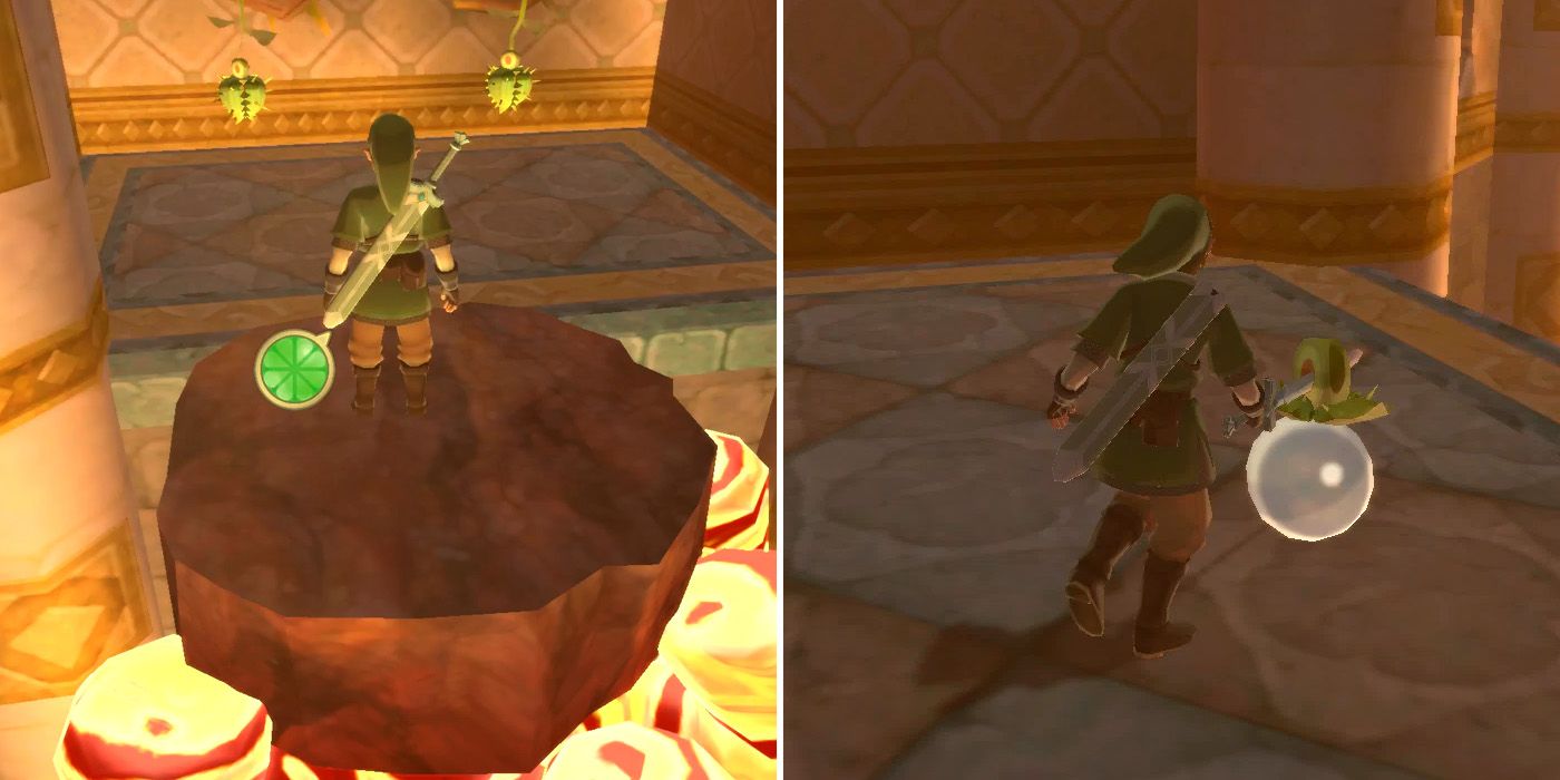 How to beat the Magmanos pair mini-boss in The Legend of Zelda: Skyward Sword HD's Fire Sanctuary dungeon