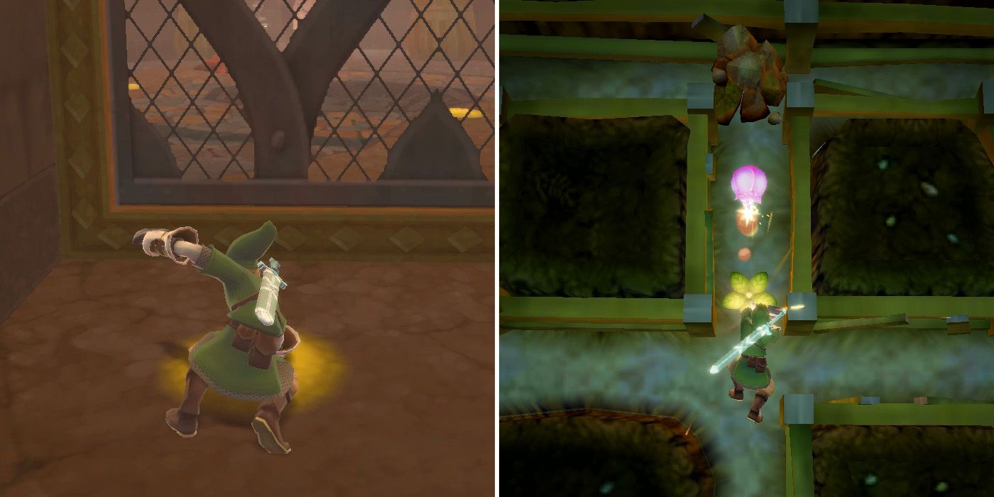 How to get the dungeon map in The Legend of Zelda: Skyward Sword HD's Fire Sanctuary dungeon