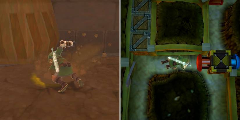 How to get the dungeon map in The Legend of Zelda: Skyward Sword HD's Fire Sanctuary dungeon