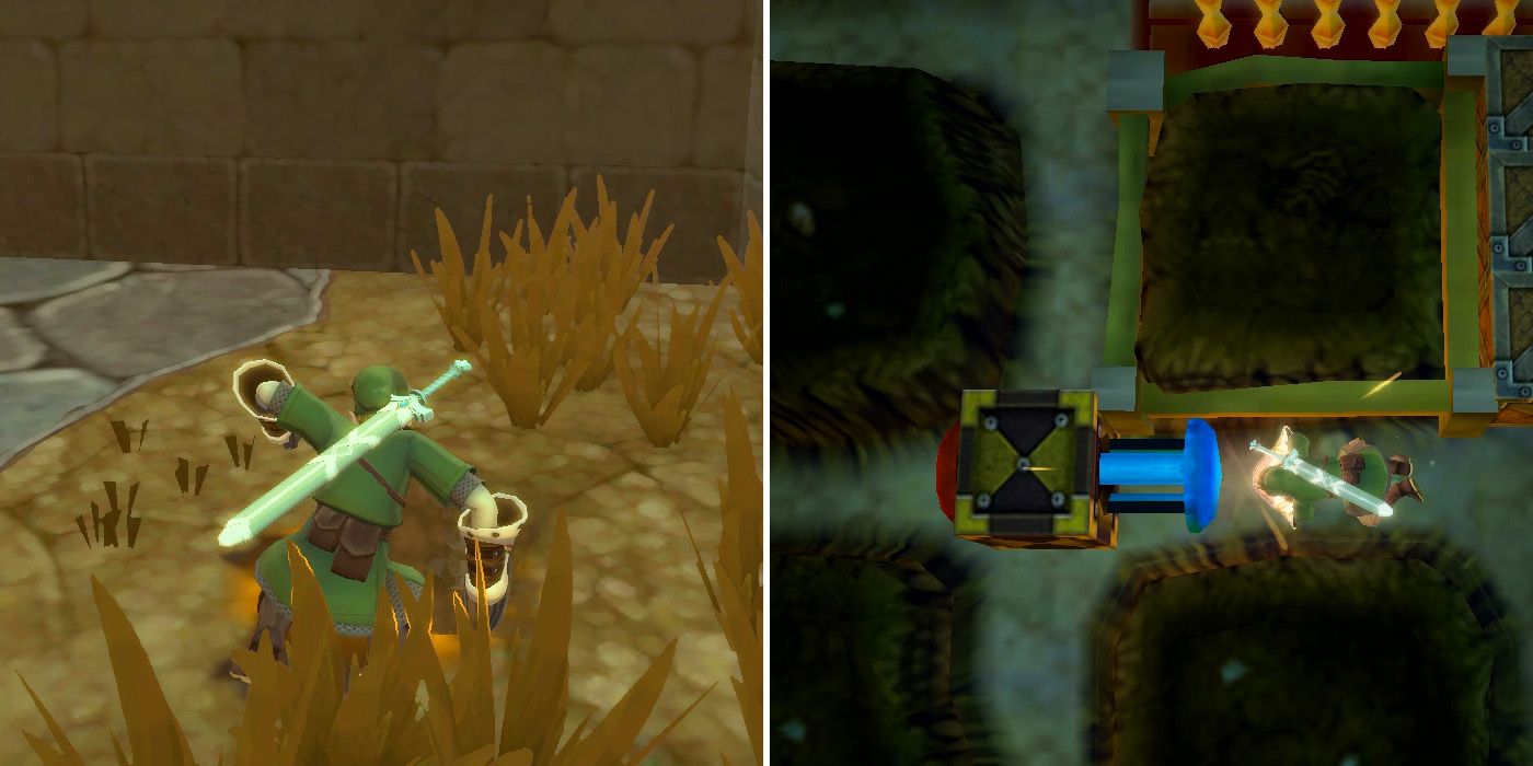 How to get the dungeon map in The Legend of Zelda: Skyward Sword HD's Fire Sanctuary dungeon
