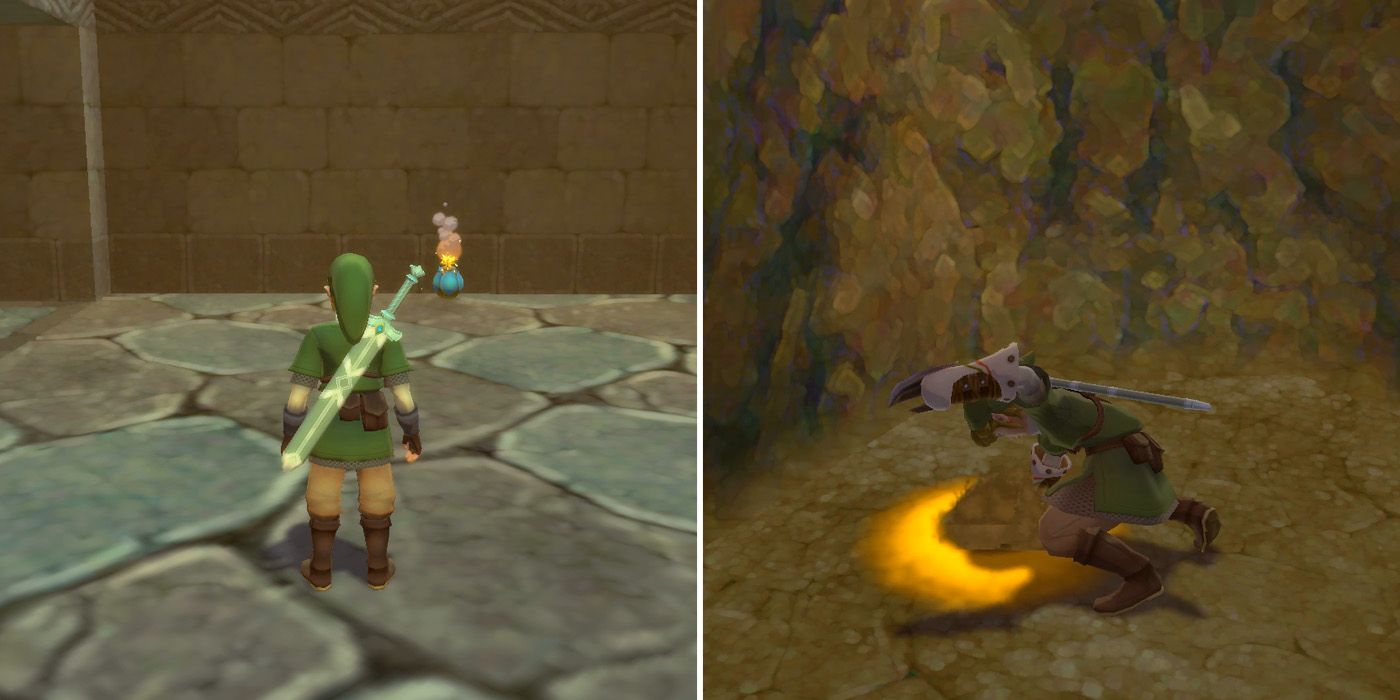 How to get the third small key in The Legend of Zelda: Skyward Sword HD's Fire Sanctuary dungeon