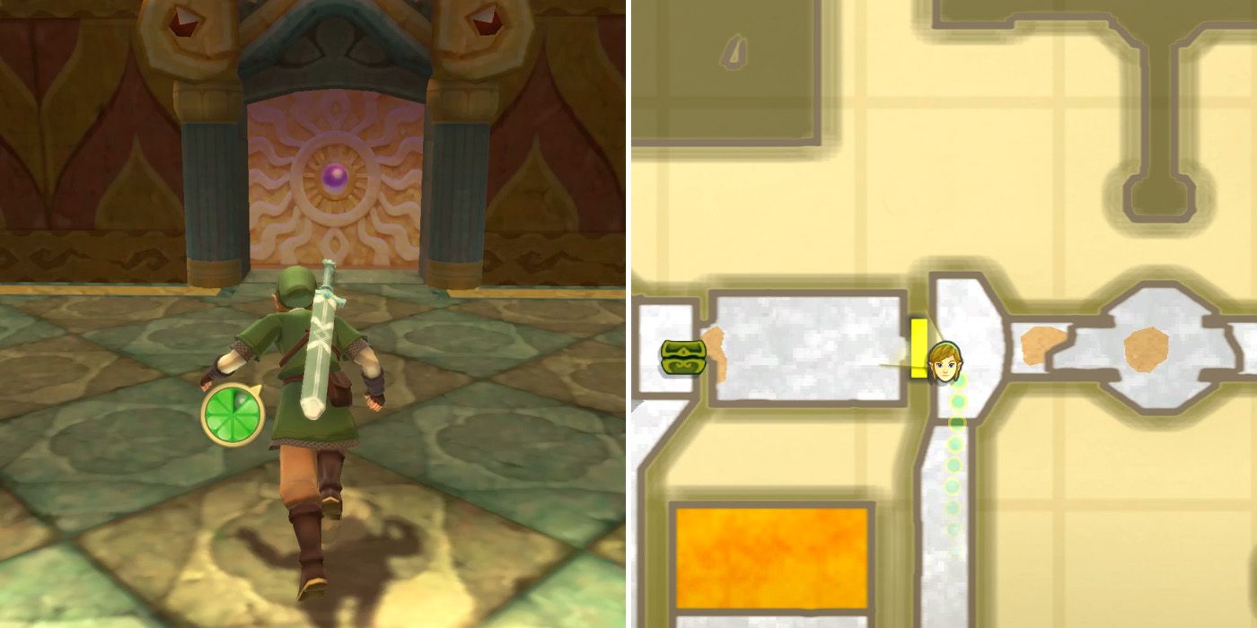Hot to get the third small key in The Legend of Zelda: Skyward Sword HD's Fire Sanctuary dungeon